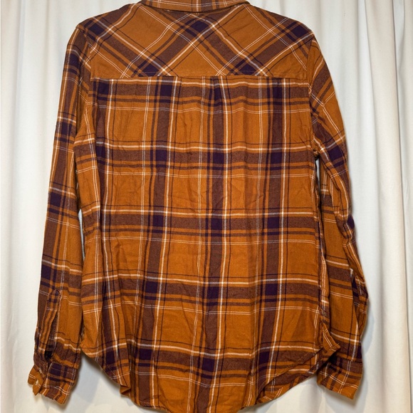 Arizona Jean Company Men’s Plaid Flannel Button Down Shirt Medium - Picture 5 of 5